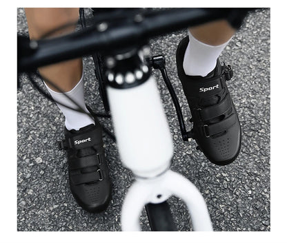 Men's Cleatless Cycling Shoes Flat Pedal MTB Shoes Non-Slip Rubber Speed Road Bike Shoes Women Racing Mountain Bicycle Sneakers