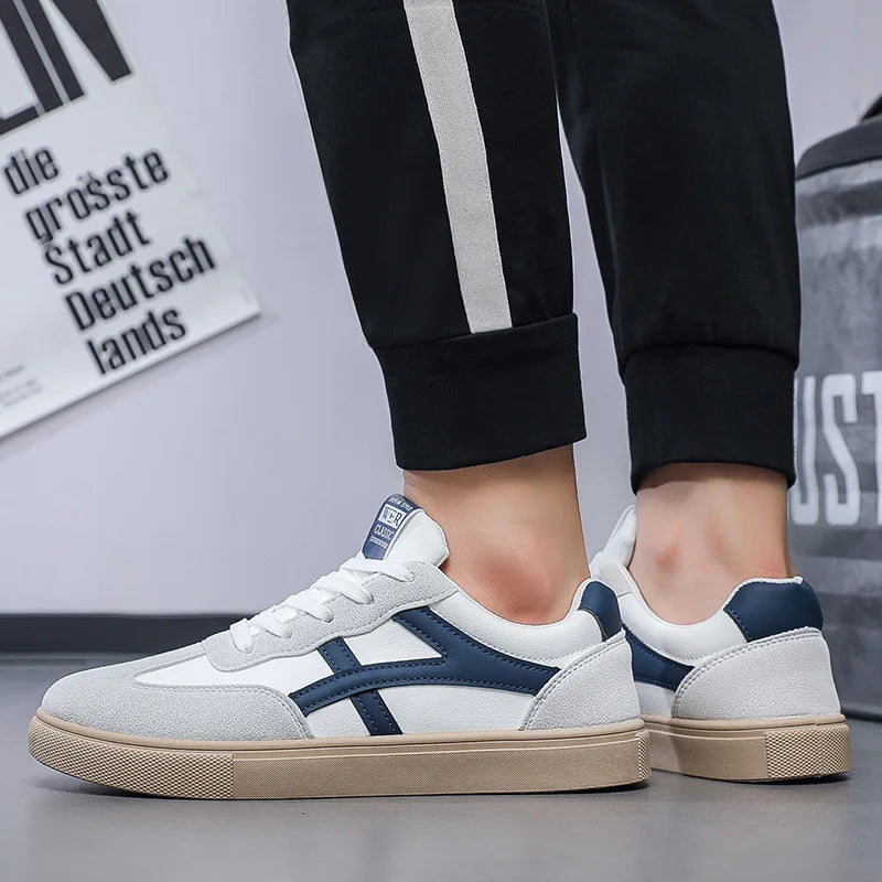 Men’s Casual Shoes New Fashion Lightweight Casual Outdoor Walking Sneakers Anti-Slip Flat Men’s Shoes