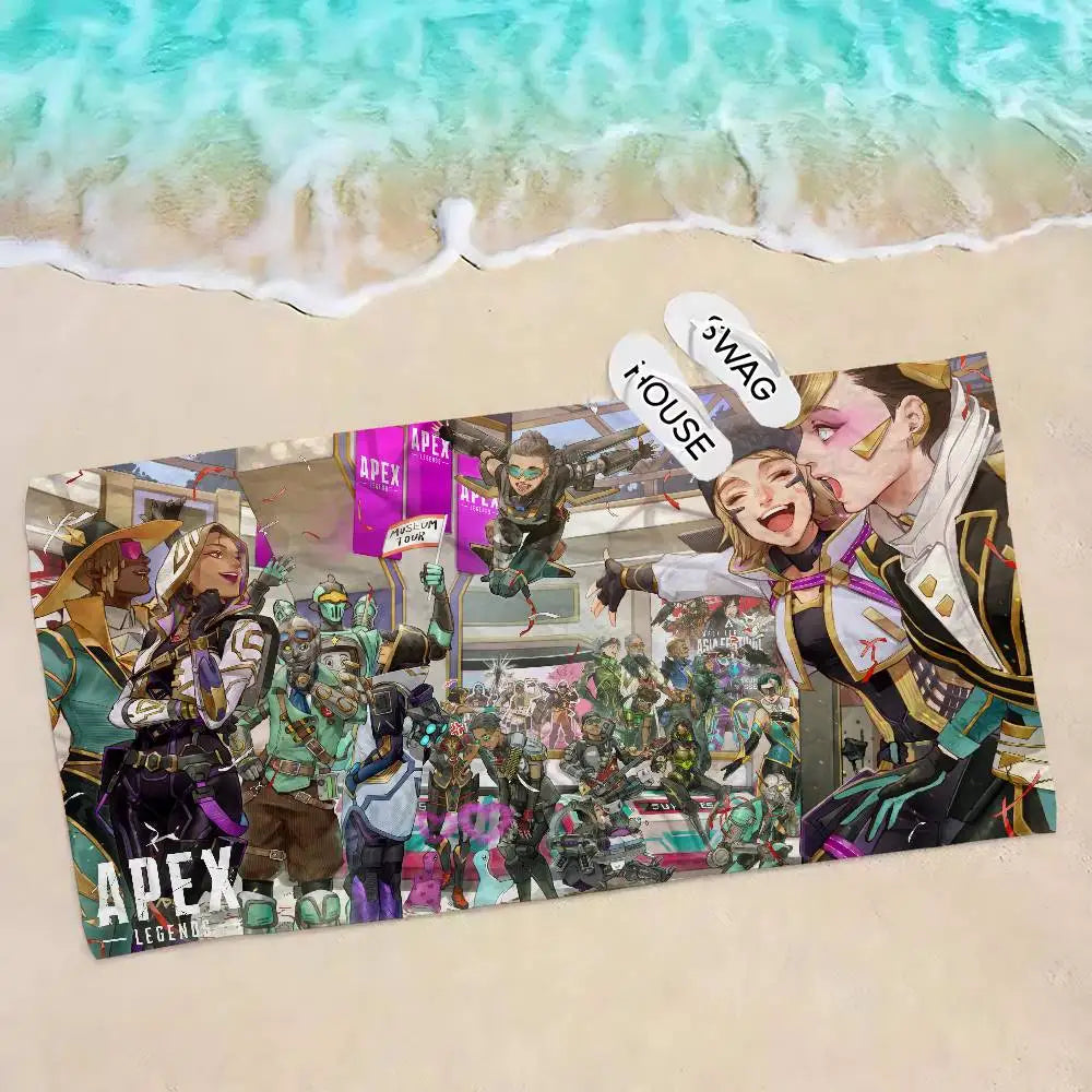 Apex Legends Octane Microfiber Beach Towel Absorbent Quick dry Soft Yoga Swimming Resort Mountain Climbing Towel