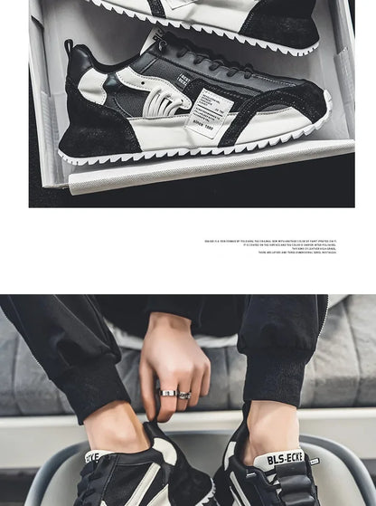 Men's Luxury Sneakers Sports Moccasins Chunky Casual Comfortable Breathable Trendy Designer Personality Shoes