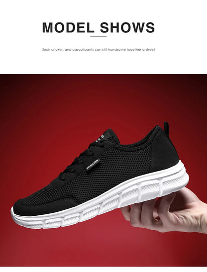 Men's Summer Sneakers Casual Running Shoes Breathable Walking Mesh Lightweight Sports Shoes Comfortable Fashion Shoes Zapatillas