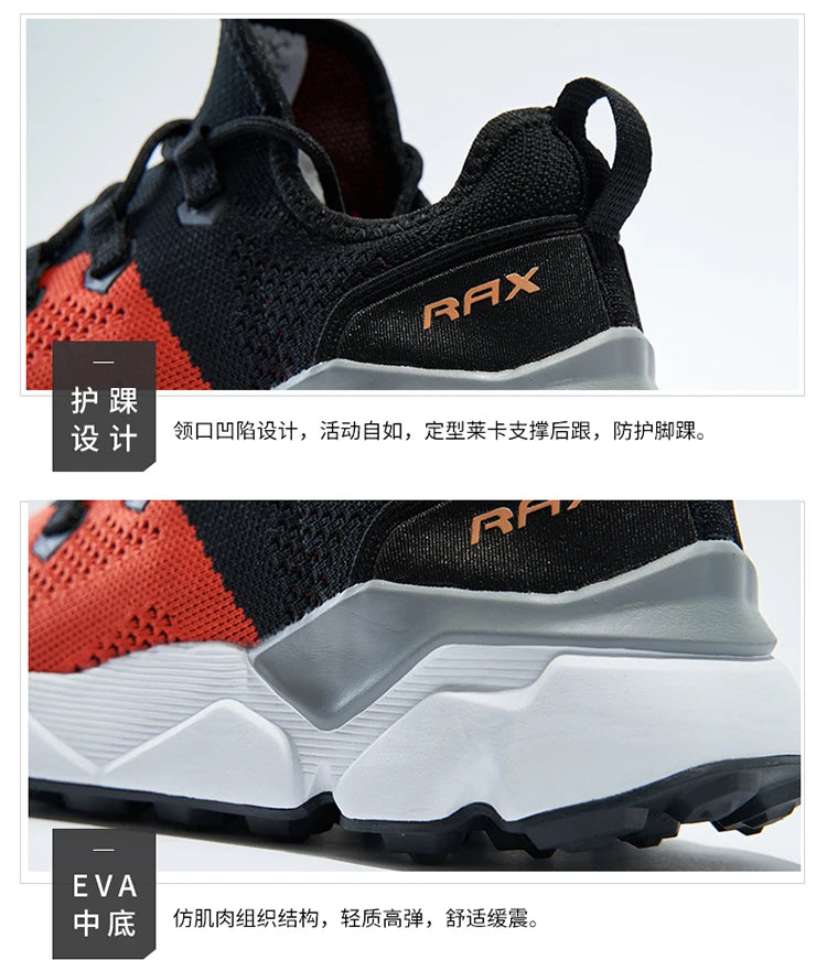 RAX Outdoor Breathable Hiking Shoes Men Lightweight Walking Trekking Wading Shoes Sport Sneakers Men Outdoor Sneakers Male