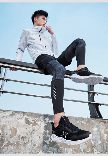 Xtep Running Shoes for Men 2020 Spring, Rebound Comfortable Sports Shoes, Durable, Stable, Breathable Sneakers 880119115036
