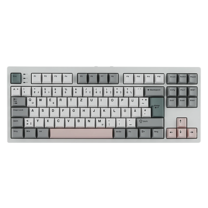 EPOMAKER TH87 ISO-DE Tenkeyless TKL Layout Gasket Wired/Bluetooth/2.4 GHz Wireless Mechanical Keyboard with RGB Backlight