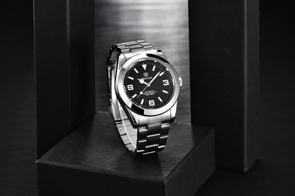 BENYAR 2025 Nuovo orologio meccanico automatico da uomo, stile business e sportivo di lusso, impermeabile 50M, orologio da uomo