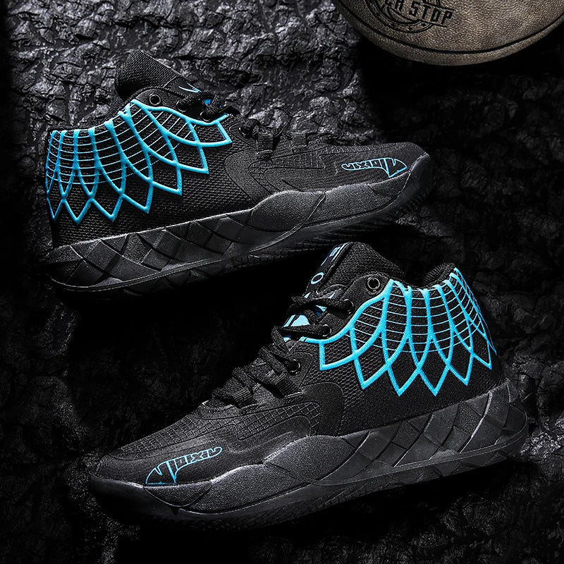 Youth Basketball Shoes for Actual Combat, Outdoor Comfortable Cushioning, Wear-Resistant, Fashionable, Breathable, High Quality