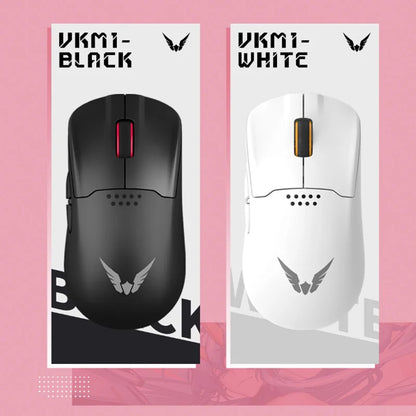 VALKYRIE M1 Wireless Mouse with 4K Wireless Receiver Charger PAW3395 Sensor 26000dpi RGB Wireless Bluetooth Three Mode Mouse