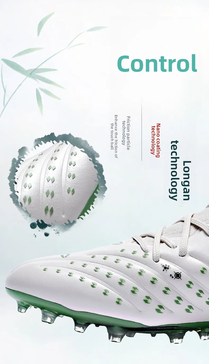 Kelme Men's Football Shoes Adult MG Short Spikes Artificial Turf Training Football Boots Indoor Anti-Slip Soccer Shoes