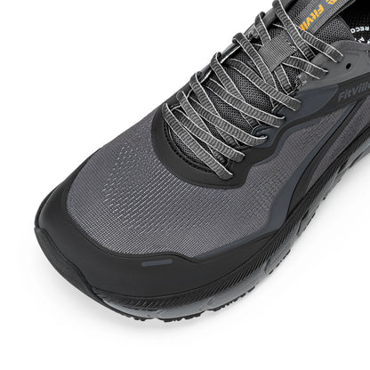 FitVille Men's Wide Toe Box Shoes, Cushioned Sneakers, Non-Slip, Lightweight, Breathable Running Shoes for Swollen Feet
