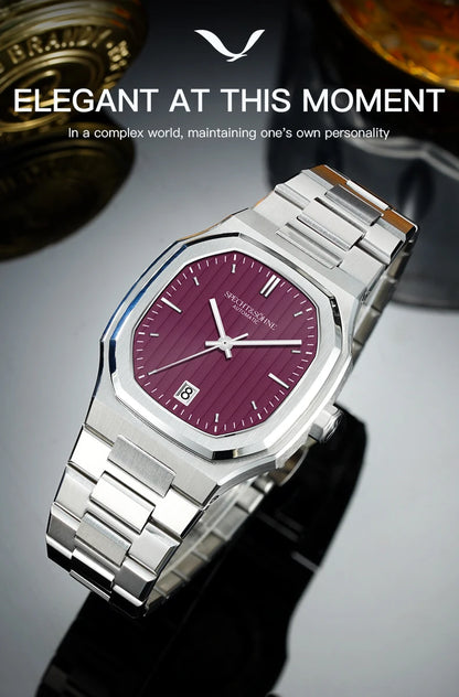 2026 New Luxury Specht & Söhne Watch 37MM Automatic Watches For Men 8215 Movt Sapphire Crystal Stainless Steel 50M Waterproof