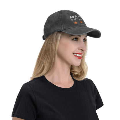 Marty Supreme Movie Print Cap for Men Women Cotton  Trucker Hat Daily Wear Baseball Cap Adjustable