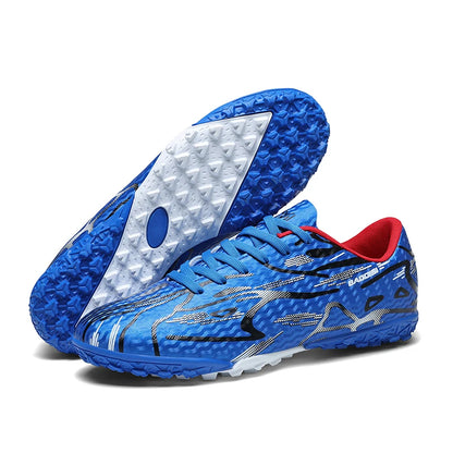 New Men Football Boots TF Sport Training Soccer Shoes Kids Ultralight Breathable Professional Sneakers Unisex Grass Cleats Match