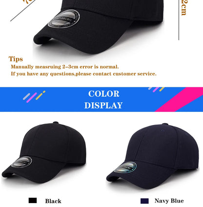 2023 High Quality Baseball Cap Men Snapback Hats Caps Men  Fitted Closed Full Cap Women Gorras Bone Male Trucker Hat Casquette