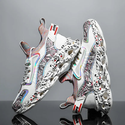 Men's Sneakers Casual Luxury Tennis Shoes Trainer Breathable Fashion Loafers Running Shoes for Men