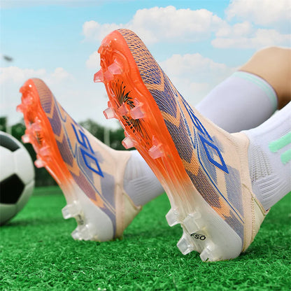 New men's football boots, non-slip high-quality soccer shoes, grass cleats, high-top futsal sneakers, match indoor hot-selling outdoor