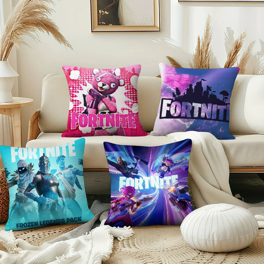 Game F-Fortnite Kissenbezug, dekorativer Kissenbezug für Zimmer, Zuhause, Sofa, Wohnzimmer, Büro und Auto, nordische Schlichtheit
