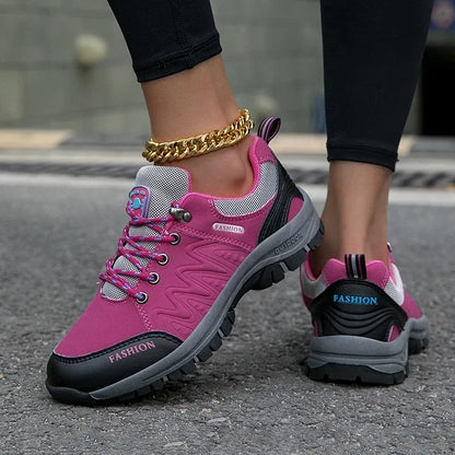 Women’s Hiking Shoes Outdoor Sneakers Non-Slip Walking Shoes Comfortable Footwear Climbing Jogging Boots Sports Shoes for Women