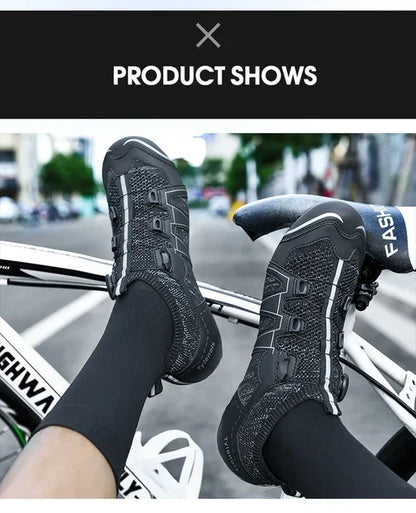 Professional Men Road Cycling Shoes Breathable Women MTB Bike Shoes Racing Speed Sneakers Mountain Bicycle Footwear for Shimano