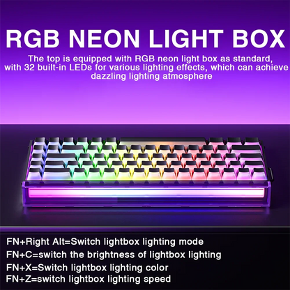 AULA HERO68 HE Tastatur mit Magnetschaltern, Rapid Trigger, 8K Polling Rate, Esports-Gaming-Tastatur, RGB, kabelgebundene mechanische Tastatur