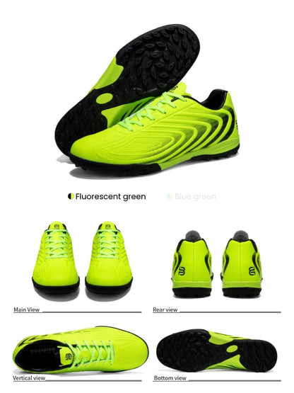Baasploa Herren Profi-Fußballschuhe Outdoor rutschfeste Trainings-Sportschuhe für Männer leichte Leder-Fußballschuhe Chuteira Campo