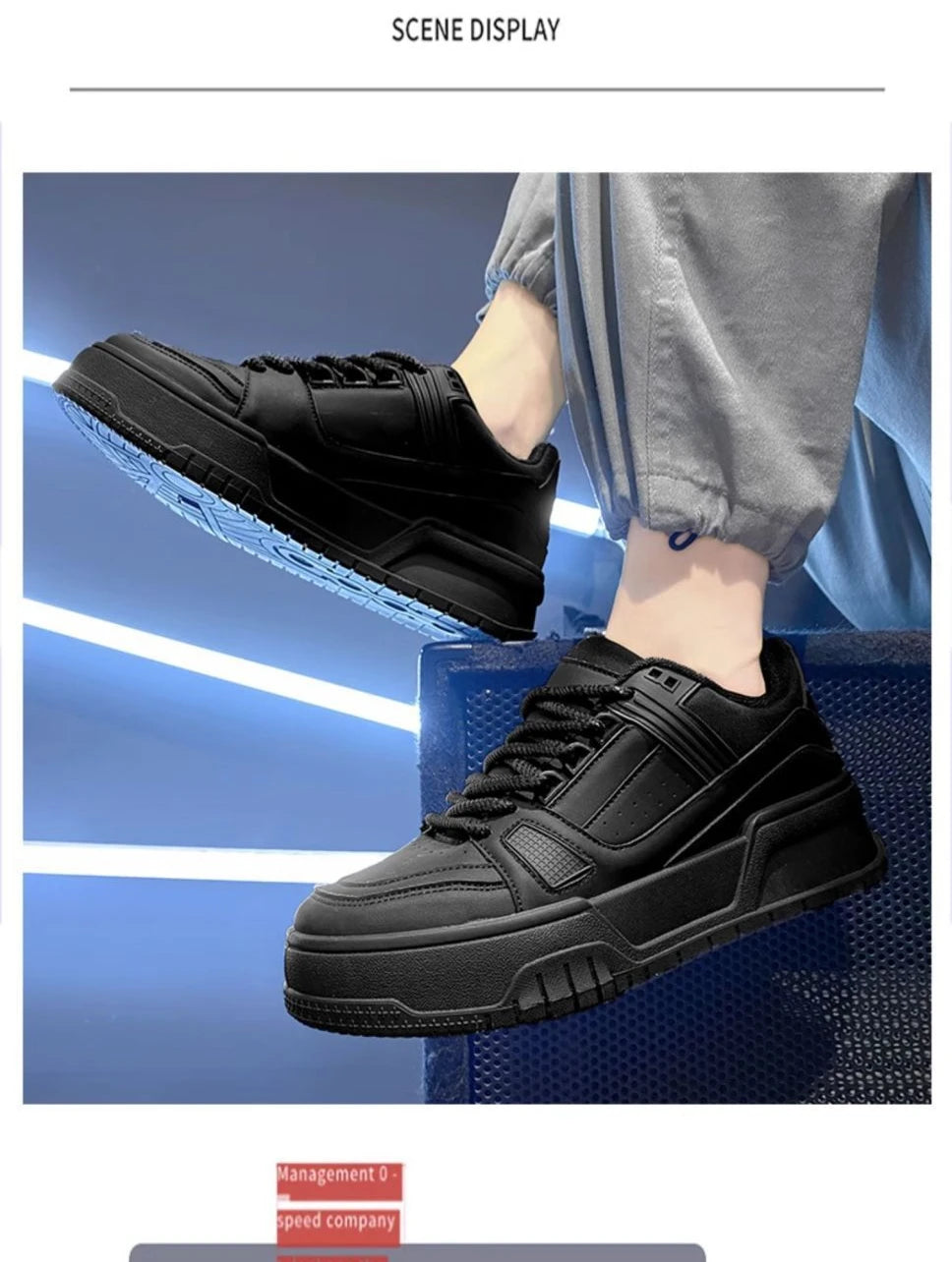 Men's Sneakers Jogging Shoes New Fashion Platform Shoes Men Outdoor Designer Trainers Breathable Running Sneakers Men's Tenis Shoe