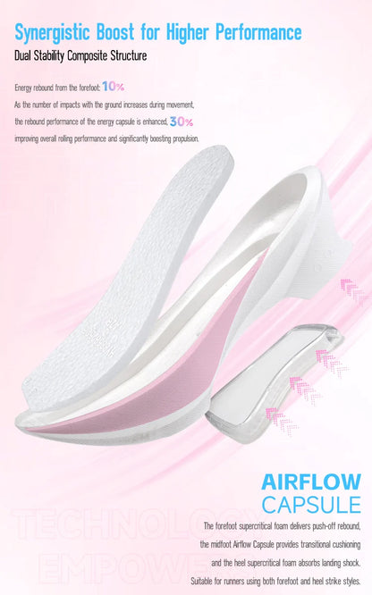 IRUNSVAN Airflow Capsule Sports Shoes Marathon Boardless Training Exclusive Running Shoes for Men and Women 166