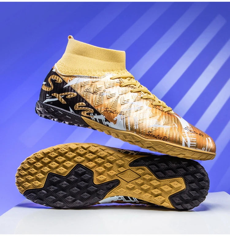 Size 34-46 Men's FG/TF Football Boots Futsal Professional Unisex Kids Soccer Training Outdoor Boys Football Sneakers