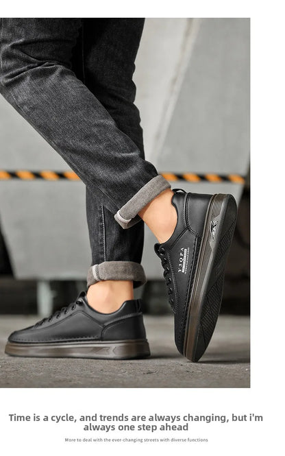 Mocassini da guida estivi da uomo, casual e alla moda, slip-on sportivi, versatili, comodi, traspiranti e resistenti all’usura in pelle -..