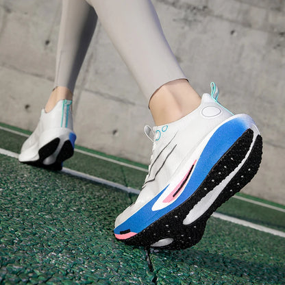Men's Carbon Board Running Shoes Marathon Long-Distance Running Sports Shoes Support Stable Casual Women's Breathable Running Shoes