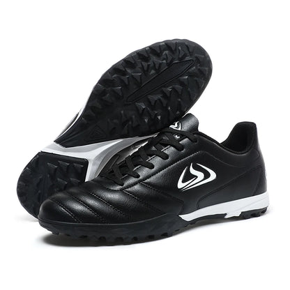 New Unisex Large Size Adult Training Game Sneakers Indoor Outdoor Lawn Youth Student Sport Soccer Shoes 39-45#