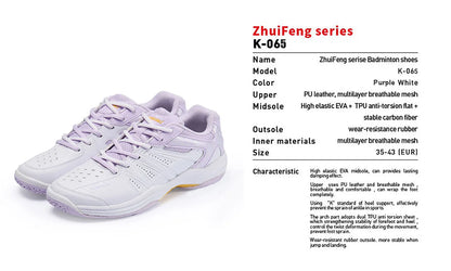 Kawasaki Badminton Shoes Professional Anti Torsion Women's Table Tennis Shoes Sneakers K-065D tenis deportivos mujer