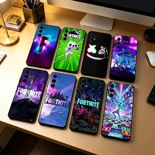 F-Fortnites-PC Game  Phone Case For Samsung S25,S24,S21,S22,S23,S30,Ultra,S20,Plus,Fe,Lite,Note,10,Black Cover