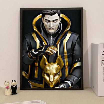 Game F-Fortnite Poster Surprise Home Decoration Picture Wall Art for Study Living Room Decor