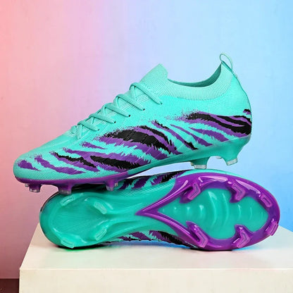 New Men’s Match Unisex Soccer Shoes Outdoor Adult Cleats Ultralight Football Boots Sport Non-Slip Comfortable Grass High-Quality