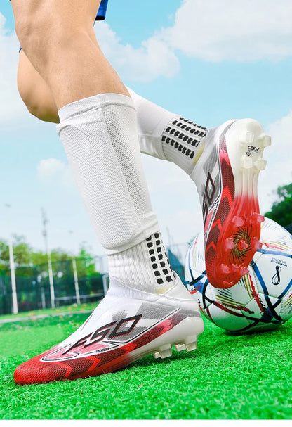 Men's New Indoor TF Football Boots High Quality Training Original Male Breathable Non-Slip Soccer Shoes Turf Futsal Football Shoes