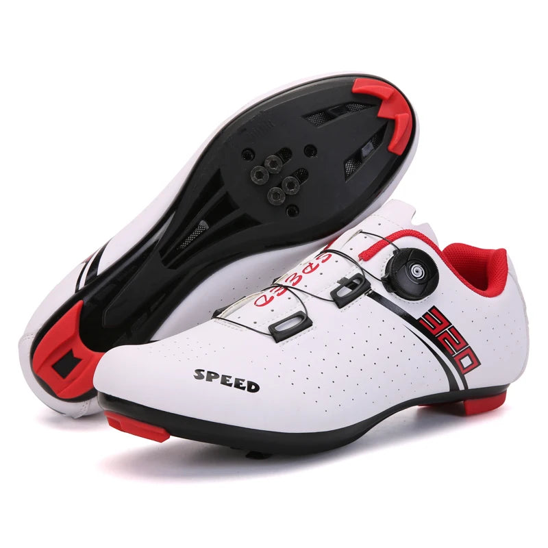 Men's Cycling Shoes Road Cycling Sports Shoes Women's MTB Racing Competition Self-Locking Cycling Shoes SPD Cleats Cycling Shoes