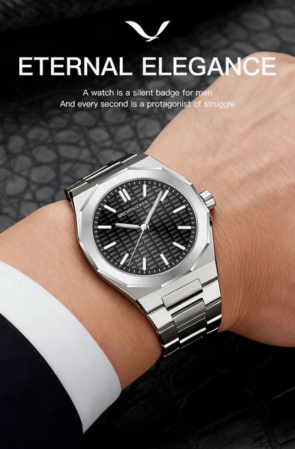 New 2026 Fashion Rare Specht & Söhne Men's Watch Ultrathin 38MM Steel Sapphire Crystal VH31 Quartz Wristwatch