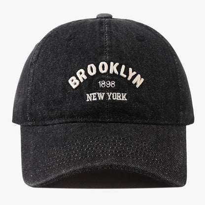 2025 New Vintage Denim Visors Hat Fashion Jeans Baseball Cap Unisex Letter Embroidery Hip Hop Snapback Caps Cool Casquette
