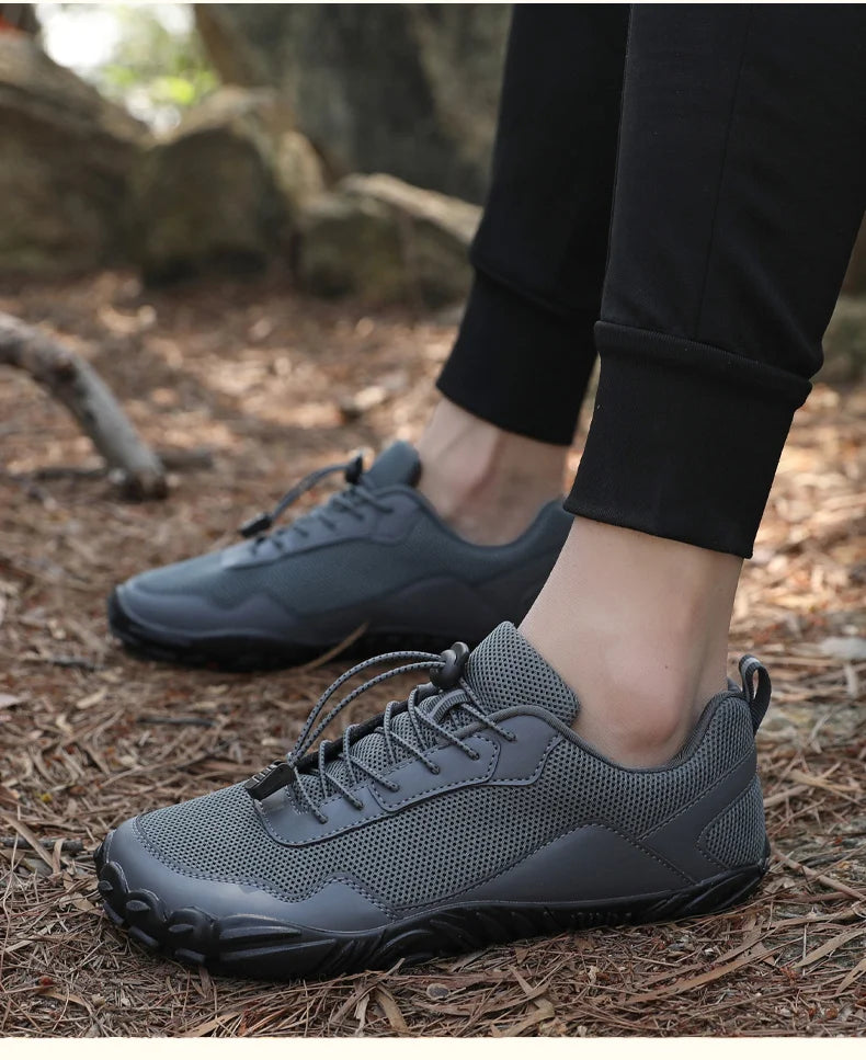 Men Barefoot Hiking Shoes Breathable Outdoor Sports Climbing Shoe Trekking Sneakers Non-Slip Comfort Man Casual Jogging Footwear