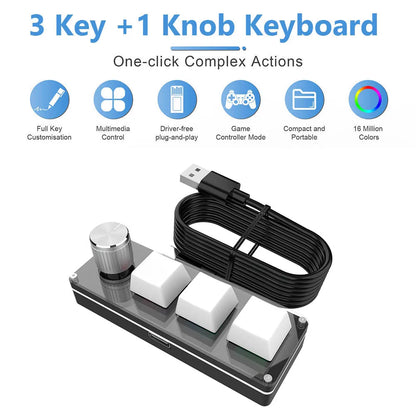 K3 MAX Mechanical Keyboard Hotswap Red/Green Shaft Gamer Keyboard USB Wired RGB Backlight 100 Keys Russian for Computer Laptop