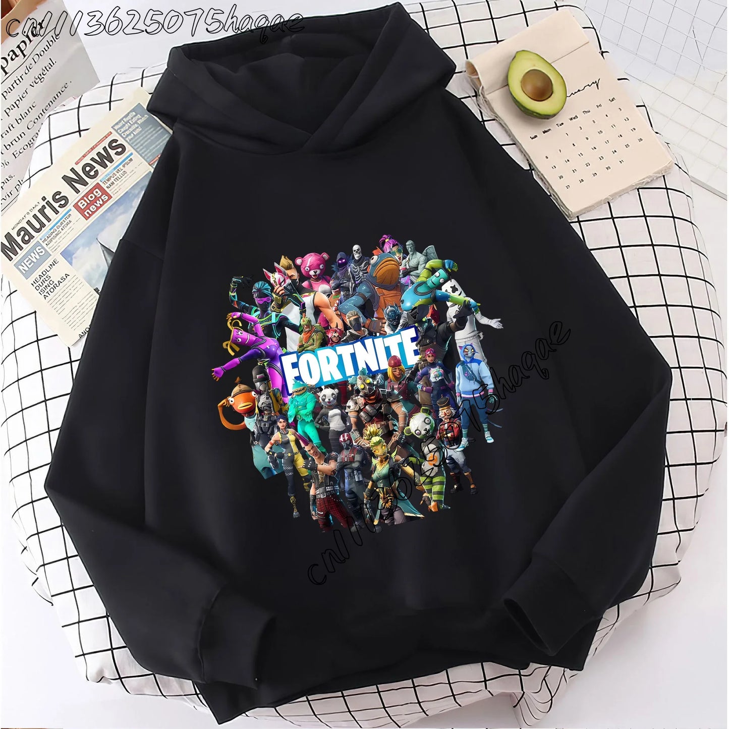 Abrigos con capucha para niños Fortnites, sudaderas anime Fortress Night, sudaderas con capucha de juego para primavera y otoño, ropa deportiva infantil, regalo