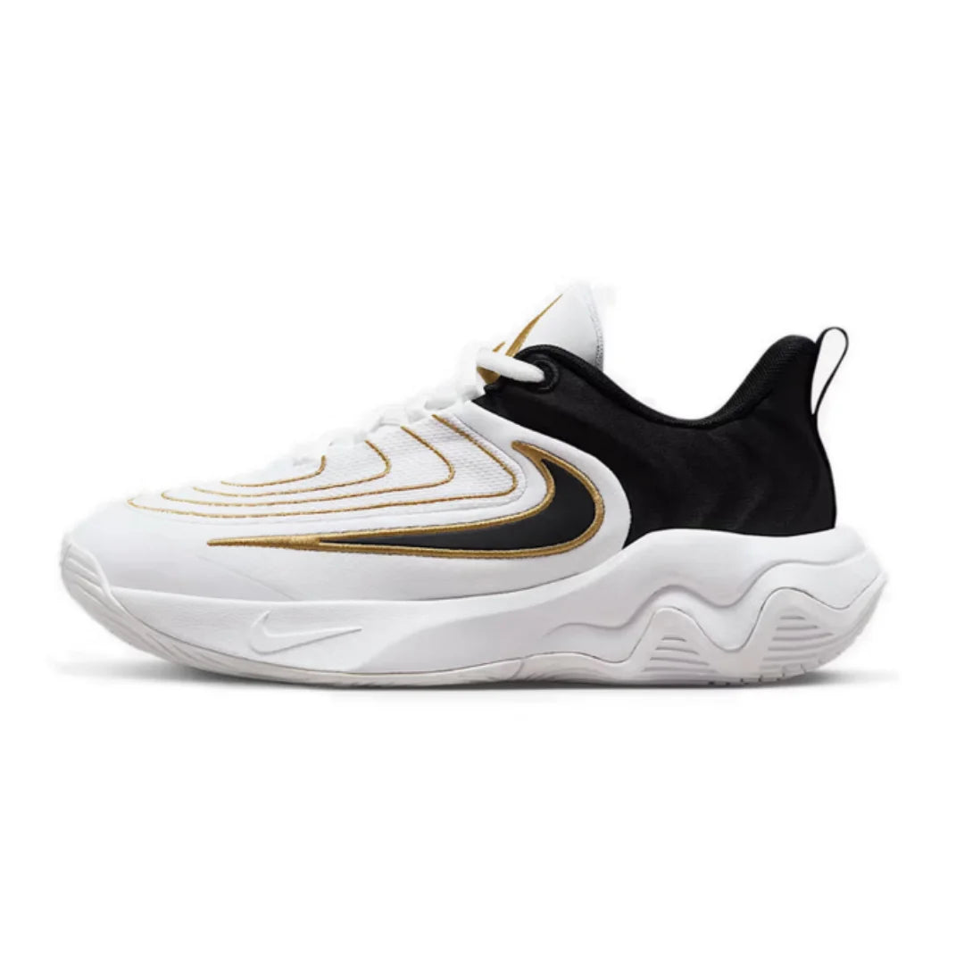 Nike Genuine Nike Fashionable Cushioning Lace-Up Comfortable Basketball Sneakers Fz6734-100