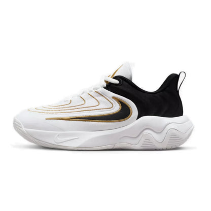 Nike Genuine Nike Fashionable Cushioning Lace-Up Comfortable Basketball Sneakers Fz6734-100