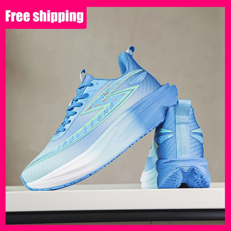 Men's Running Shoes Professional Marathon Comfortable Breathable Mesh Sneakers Daily Fitness Anti-Slip Shock-Absorbing Jogging Shoes