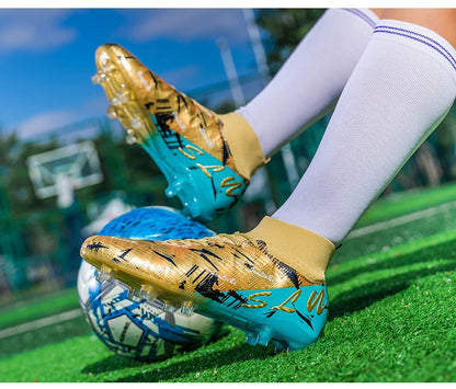 Brand Fashion Football Sneakers for Men and Women Professional Field Boots Big Size 46 Long Spikes Soccer Cleats Men's Football Boots