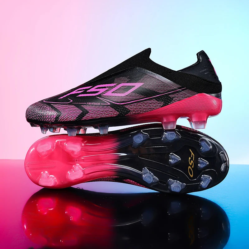 New Men’s Football Boots High-Quality Soccer Shoes Sneakers Match Indoor Non-Slip Grass Cleats High-Top Futsal Hot-Selling Outdoor