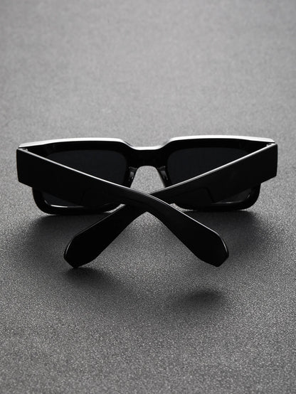1PC Unisex Square Plastic Frame Trendy Classic Sunglasses For Outdoor Travel UV Protection Accessories