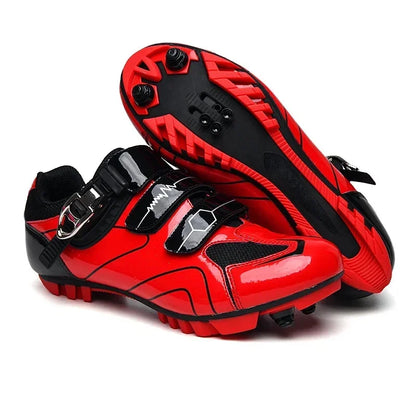 Unisex Hard Sole Cycling Shoes – 4-Season Road Bike Lock Pedal Shoes for MTB Outdoor Sports