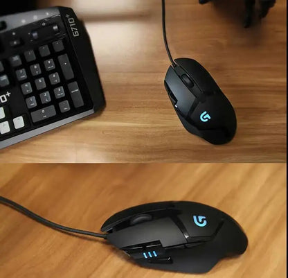 Logitech G402 kabelgebundene Gaming-Maus, 32-Bit-ARM-Prozessor, 8 Tasten, 500 IPS, rutschfest, für ganztägige Gaming- und Arbeitssessions