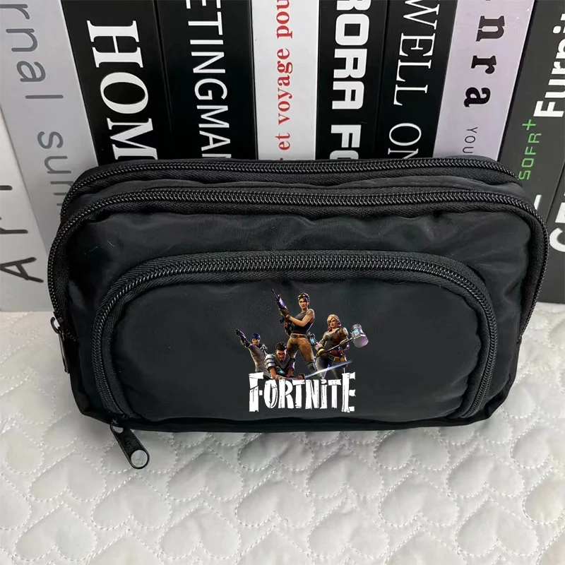 Fortnite Pen Box Creative Game Pattern Pencil Case Harajuku Storage Bag Boy Girl Back to School Supplies Birthday Party Gifts